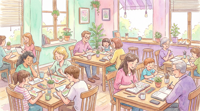社区动态 同人 同人创作者交流场景